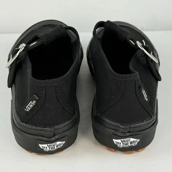 Men's 6, Women's 7.5 - VANS Style 93 Mary Jane Canvas Shoes - Black/Black - Picture 8 of 10